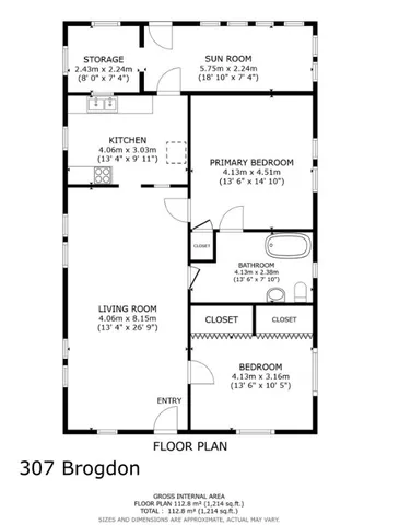 $1,450 | 307 Brogden Street, Bryan, TX 77803
