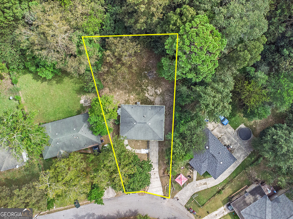 1124 North Beddingfield Drive Macon, GA 31206 - Photo 30 of 34 an aerial view of a house