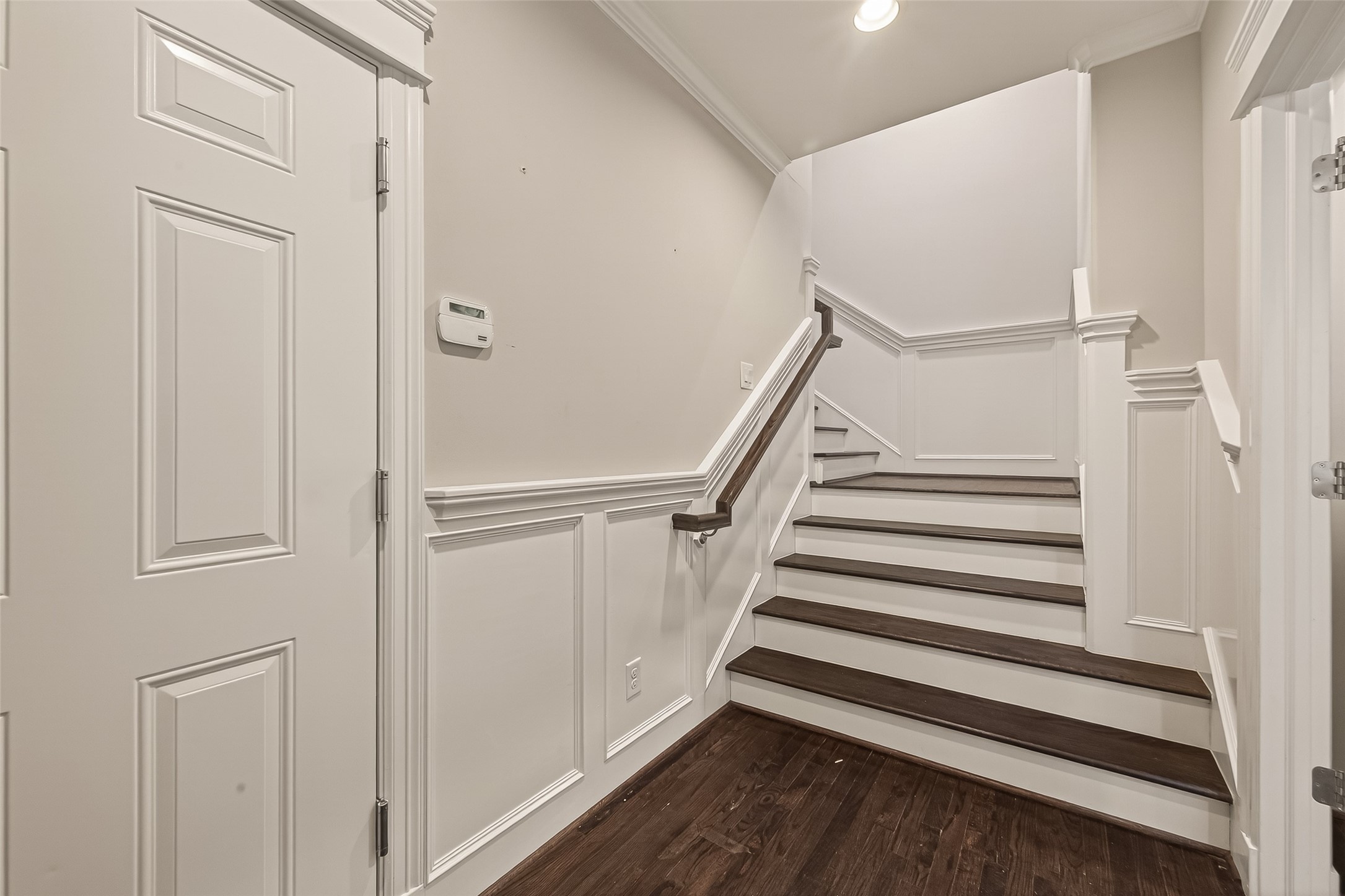 1431 West 25th Street Houston, TX 77008 - Photo 6 of 43 a view of entryway with wooden floor