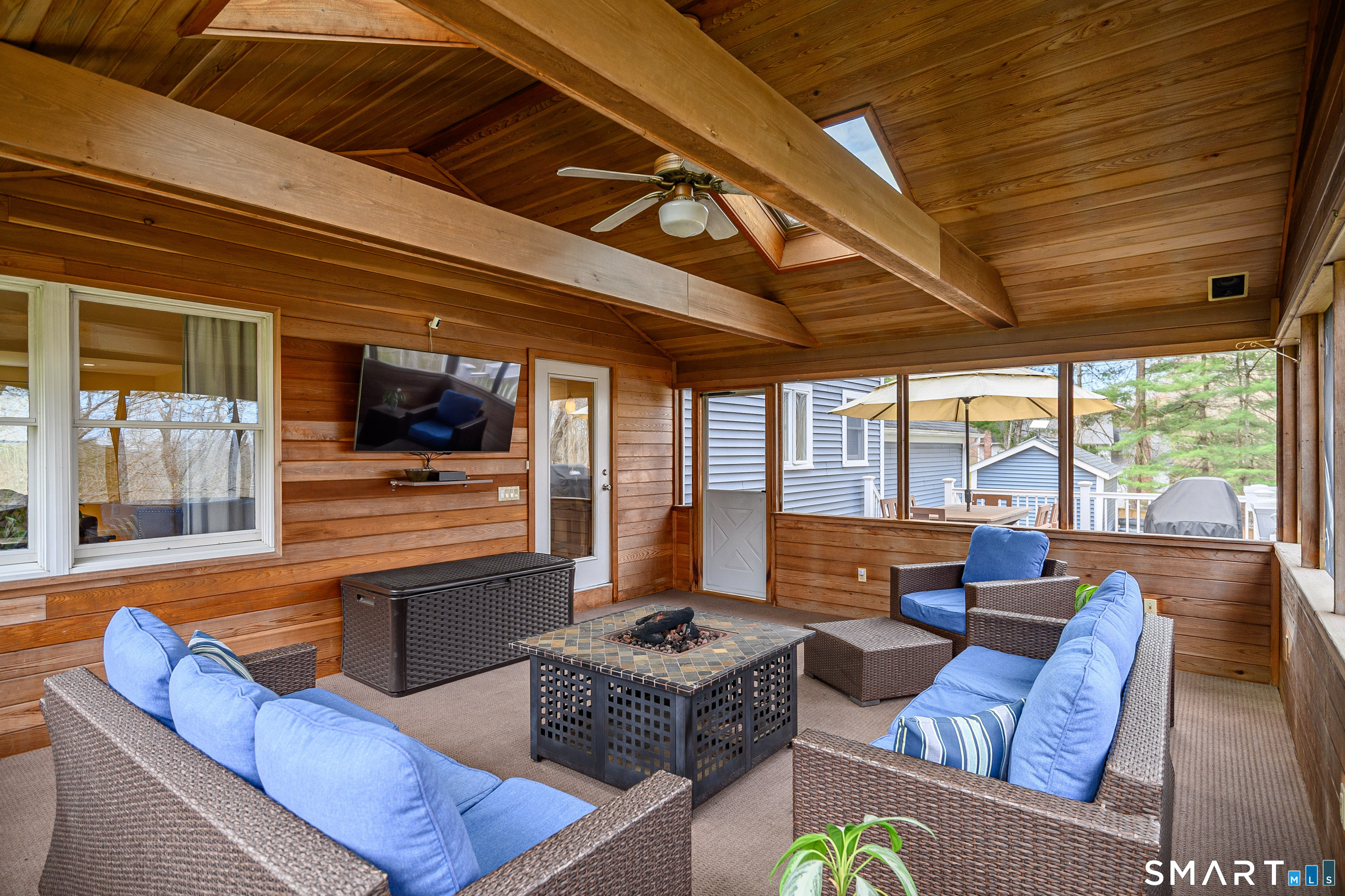 44 Gelding Hill Road Newtown, CT 06482 - Photo 13 of 39 Sun Room Opens To New Composite Deck