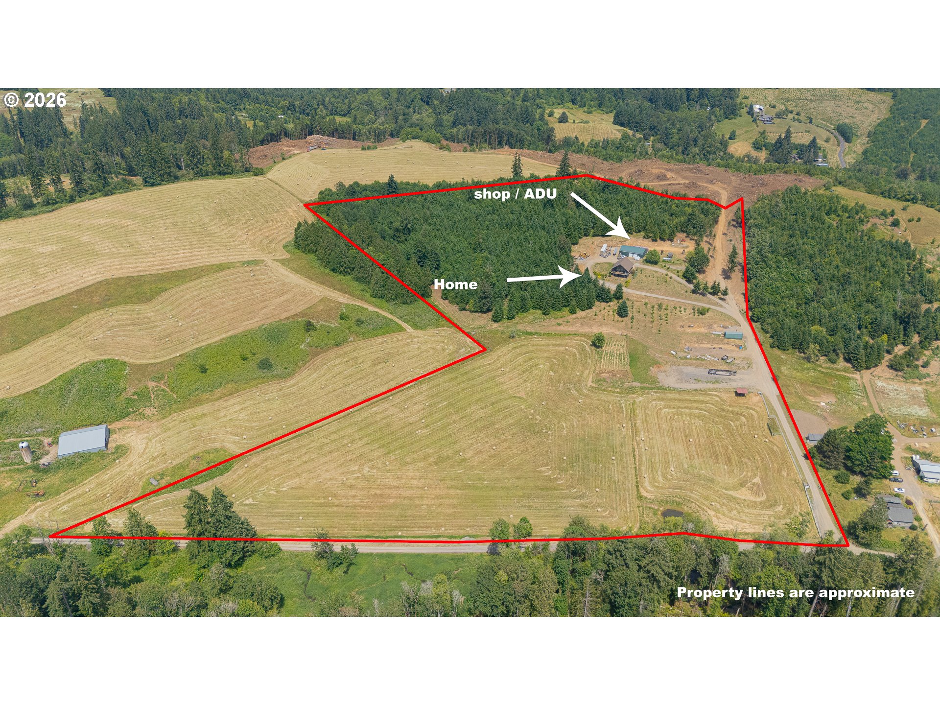 29455 Gregory Road Rainier, OR 97048 - Photo 46 of 48 Approximate Property Lines