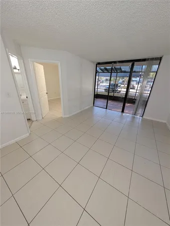 a room with washing machine