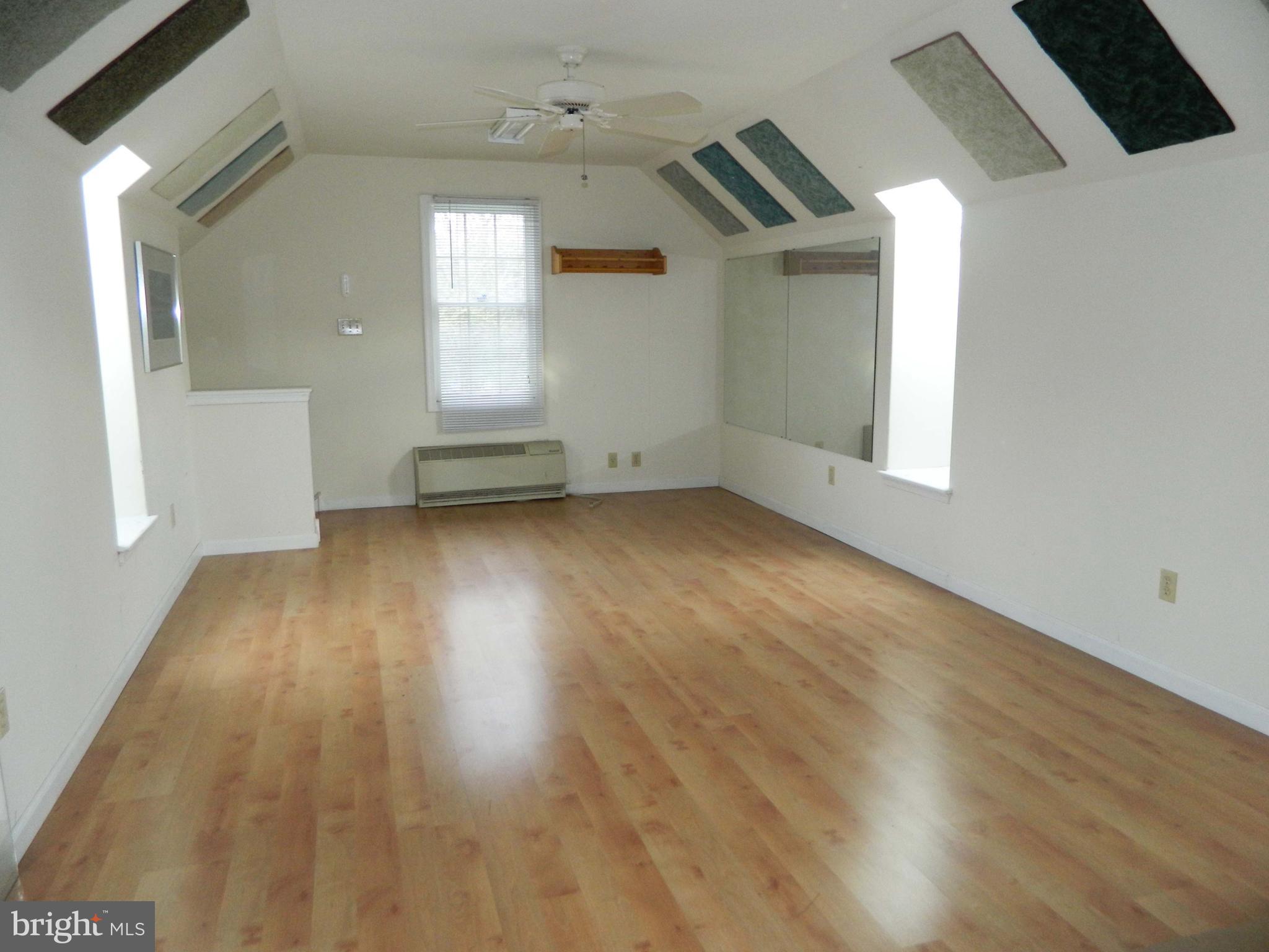 Finished space above garage