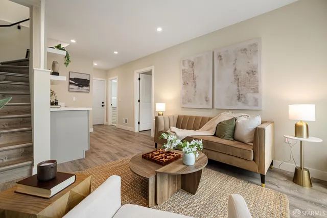 a view of a two chairs on the roof deck