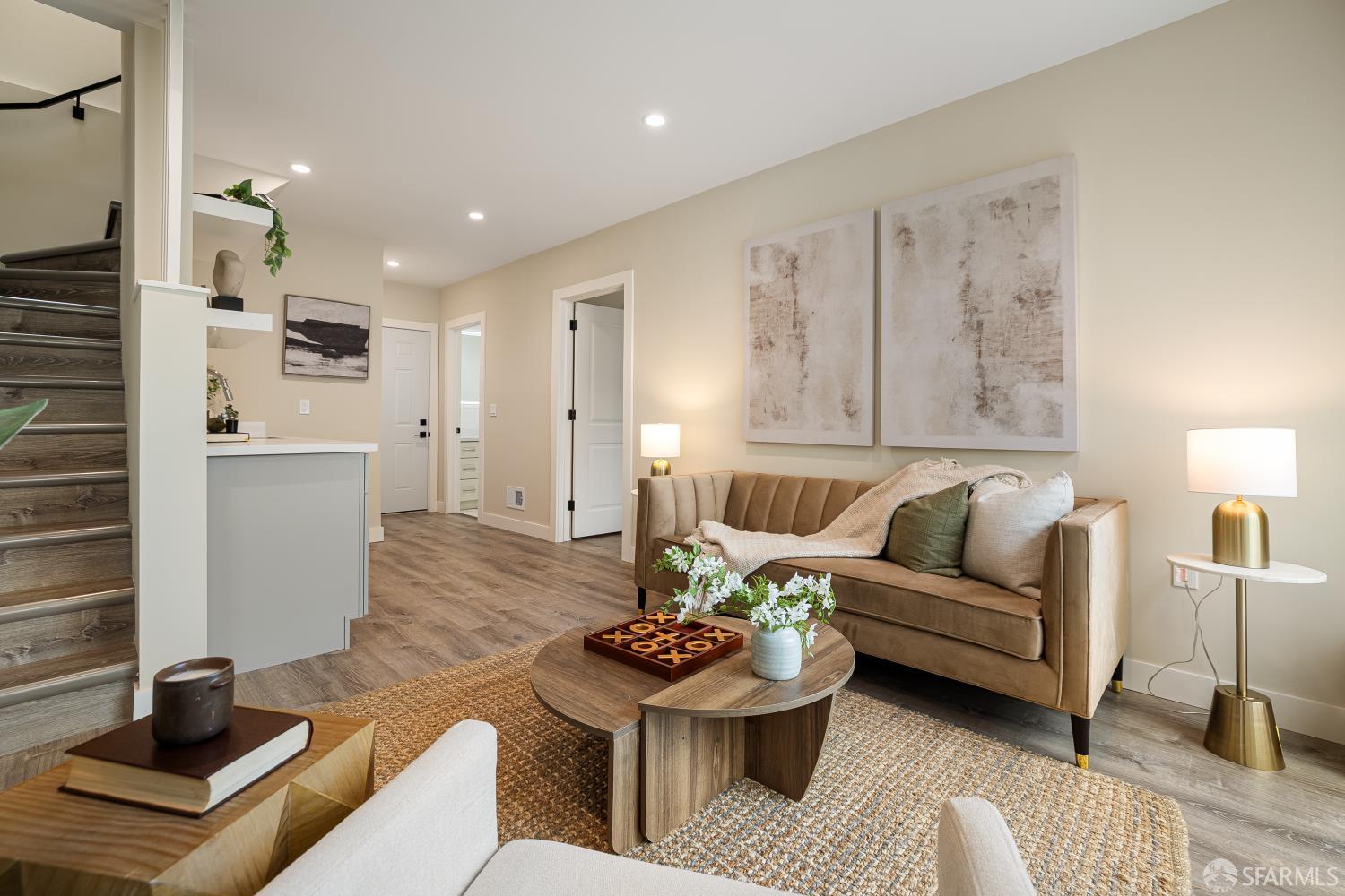 537 Russia Avenue San Francisco, CA 94112 - Photo 39 of 69 a living room with furniture and a wooden floor