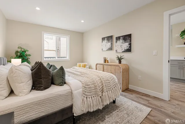 a view of a balcony with chair and a fireplace