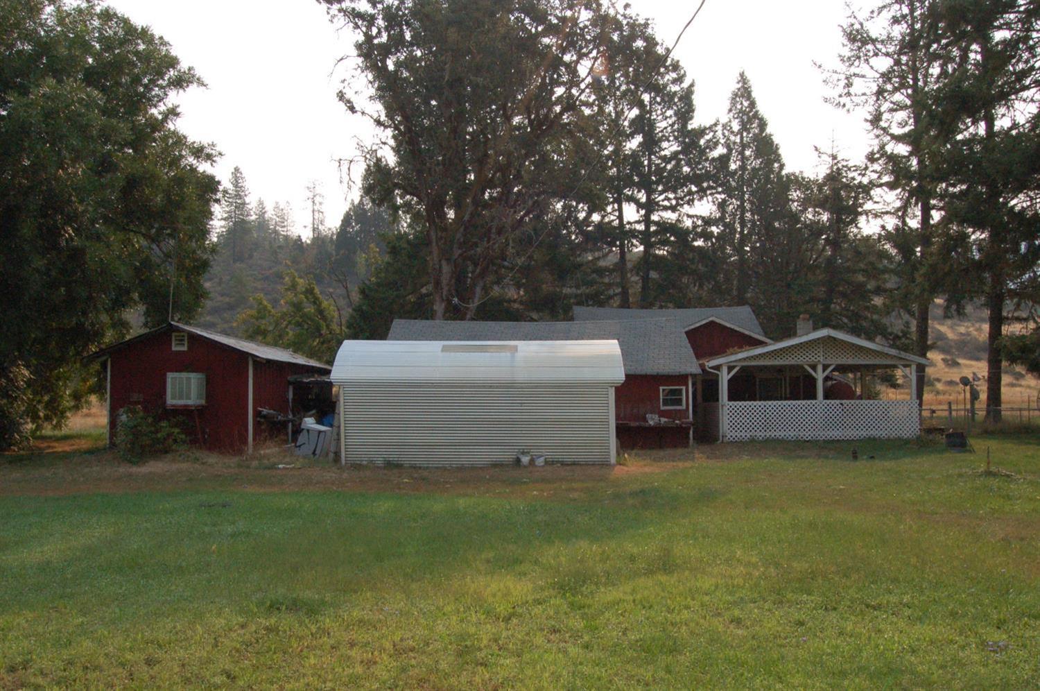 2180 Dick George Road Cave Junction, OR 97523 - Photo 32 of 34 Back view of home Looking North. Sheds,