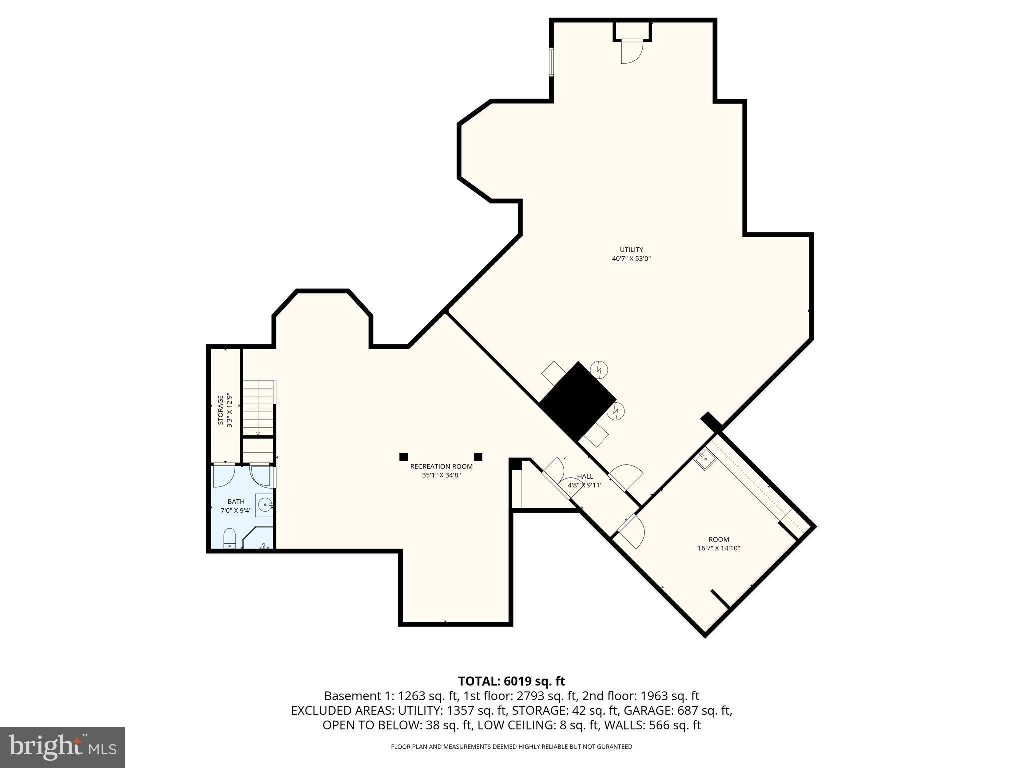 65 Bortons Road Marlton, NJ 08053 - Photo 66 of 66 Floor Plan-Basement