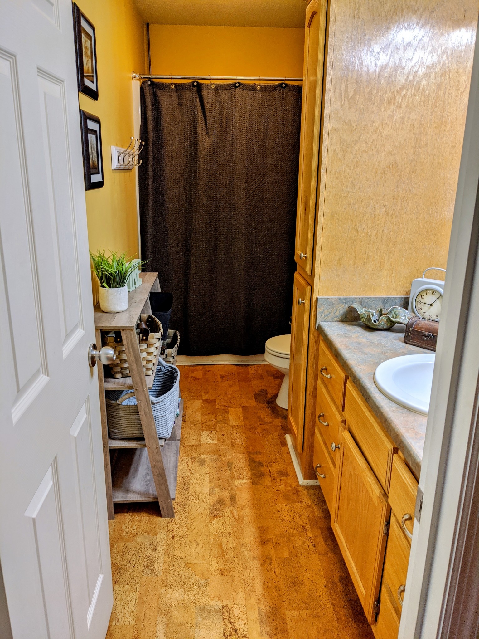 642 Meyers Road Altamont, TN 37301 - Photo 15 of 33 a bathroom with sink a mirror and a shower curtain