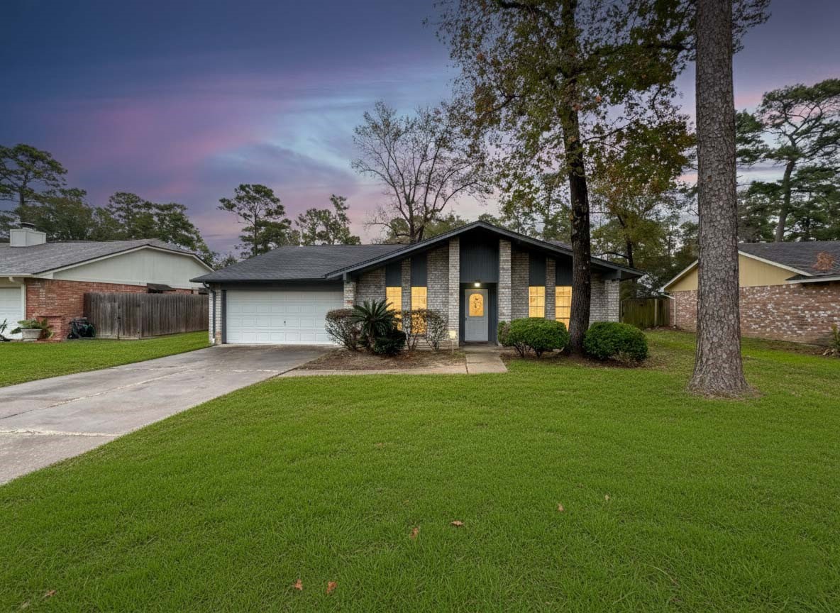 22822 Canyon Lake Drive Spring, TX 77373 - Photo 26 of 26 a house view with a garden space