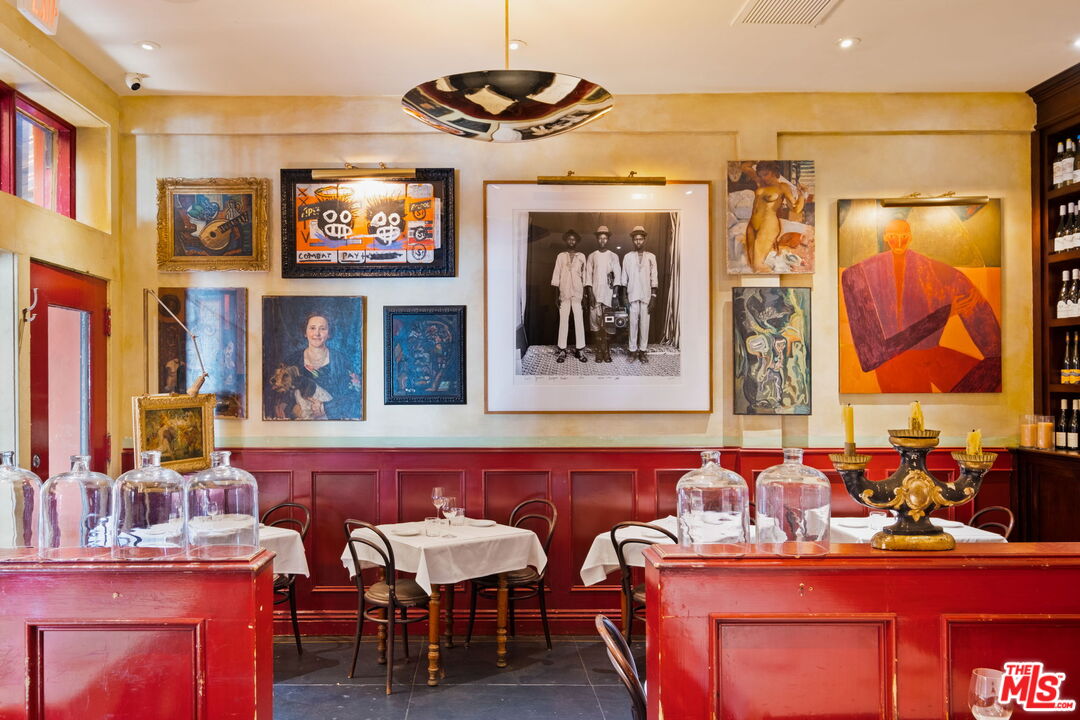 3924 Sunset Boulevard Los Angeles, CA 90029 - Photo 40 of 70 a view of a a dining room with furniture and chandelier