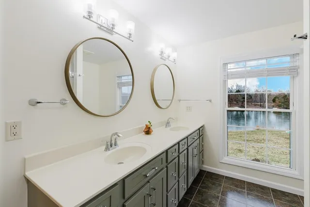 a view of a backyard of a house