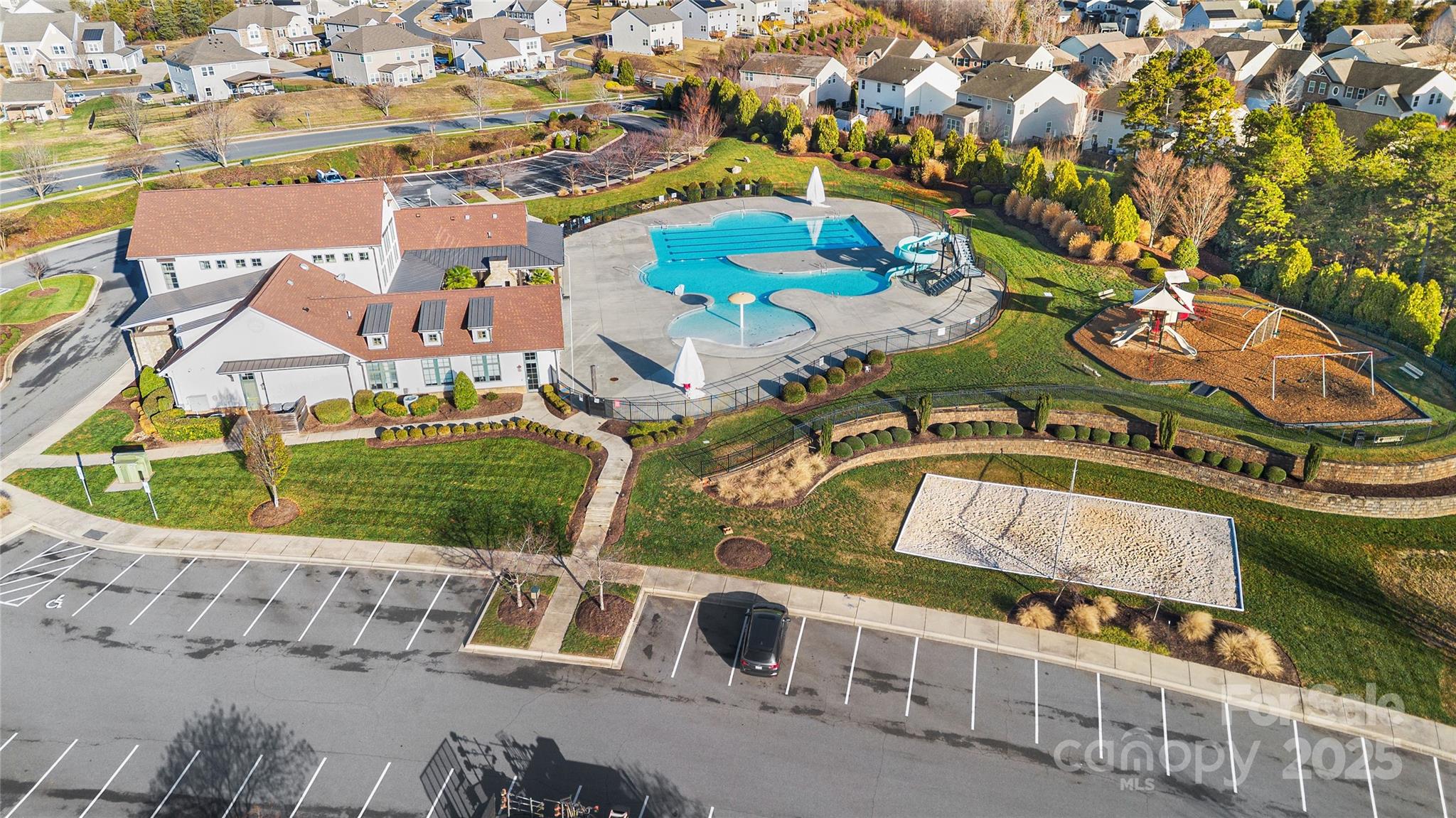 2155 Galloway Lane Southwest Concord, NC 28025 - Photo 40 of 40 an aerial view of a house with a swimming pool