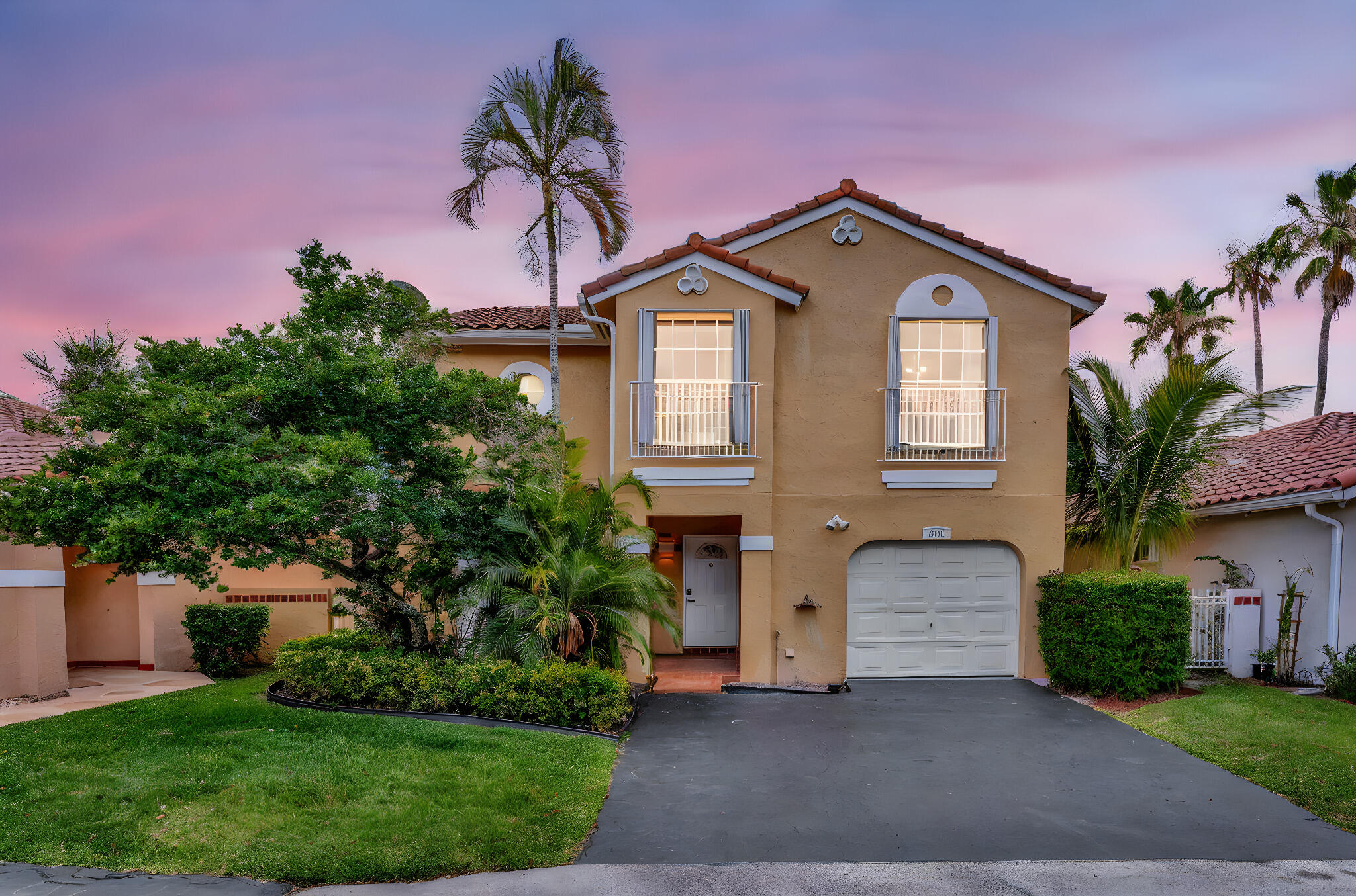 1388 Garden Road Weston, FL 33326 - Photo 5 of 46 Exterior Elevation Dusk
