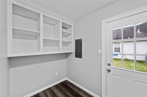 1227 Fair Drive Angleton, TX 77515 - Photo 14 of 18 a view of small space with wooden floor and windows