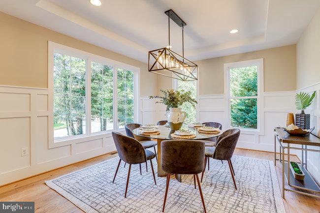 1829 Griffith Road Falls Church, VA 22043 - Photo 17 of 34 a view of a dining room with furniture window and wooden floor