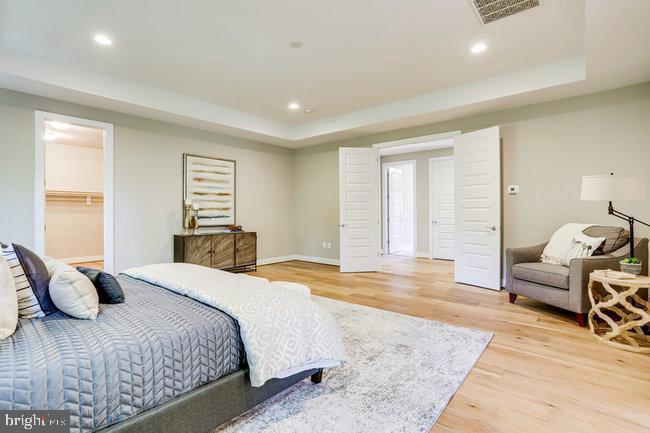 1829 Griffith Road Falls Church, VA 22043 - Photo 32 of 34 a bedroom with a bed and wooden floor