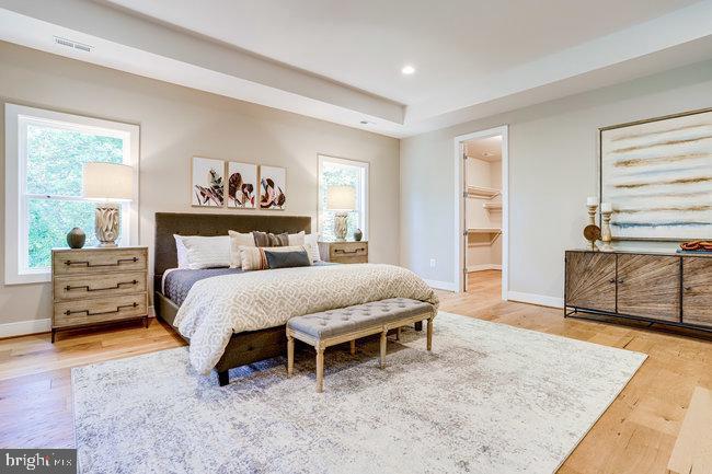 1829 Griffith Road Falls Church, VA 22043 - Photo 33 of 34 a bedroom with a bed and wooden floor