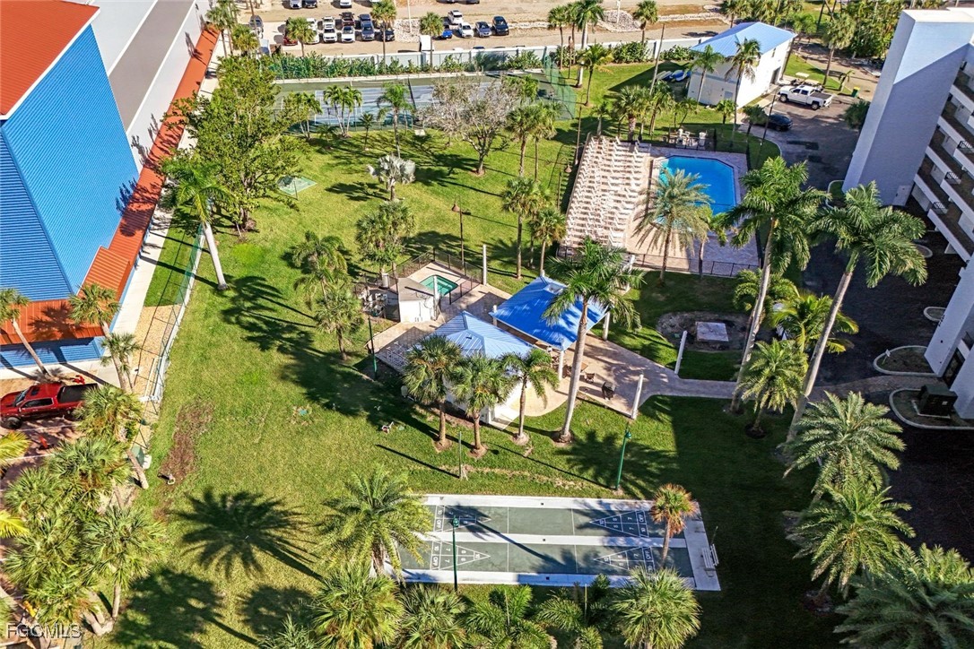15011 Punta Rassa Road, Unit 505 Fort Myers, FL 33908 - Photo 36 of 40 an aerial view of a residential houses with outdoor space and street view