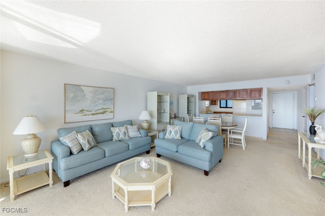 15011 Punta Rassa Road, Unit 505 Fort Myers, FL 33908 - Photo 9 of 40 a living room with furniture and a couch