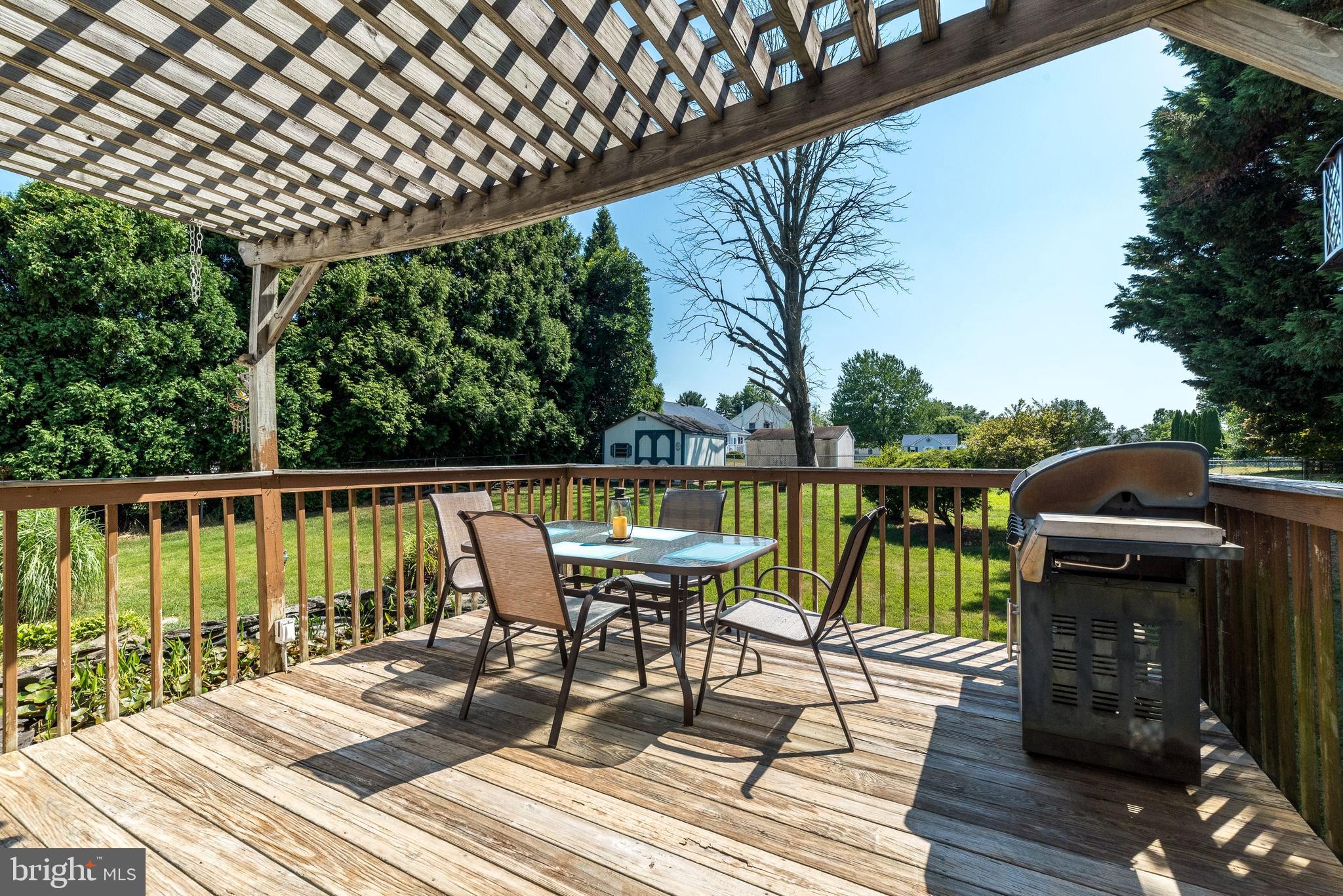 771 Deerfield Road Warminster, PA 18974 - Photo 33 of 41 Deck overlooking Rear Yard
