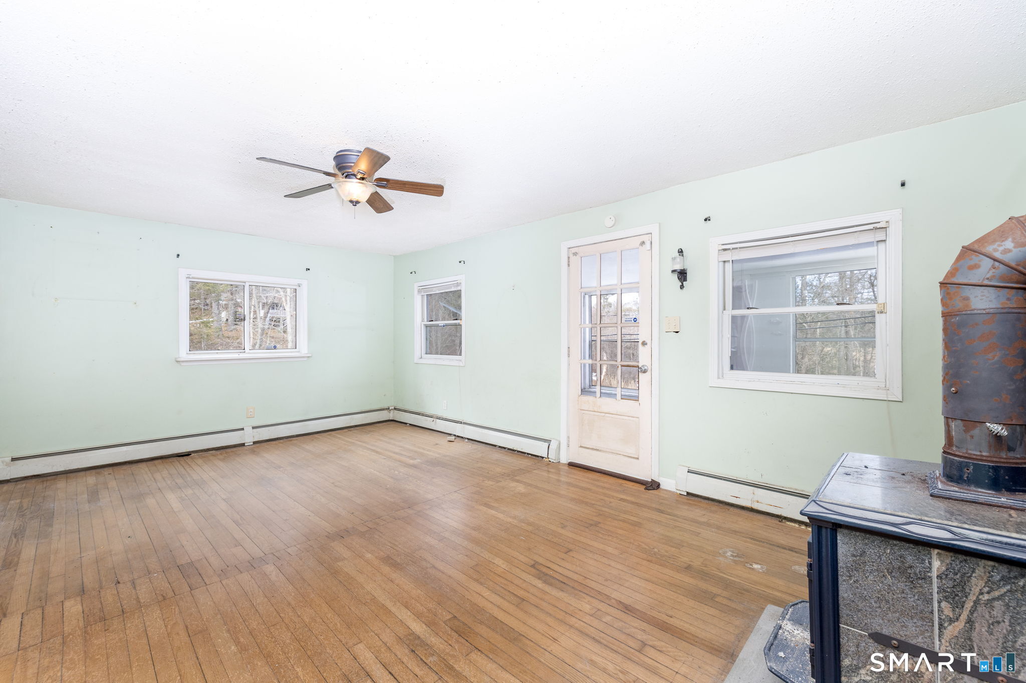 167 West West Hill Road Barkhamsted, CT 06063 - Photo 15 of 40 Spacious living room with oak floor