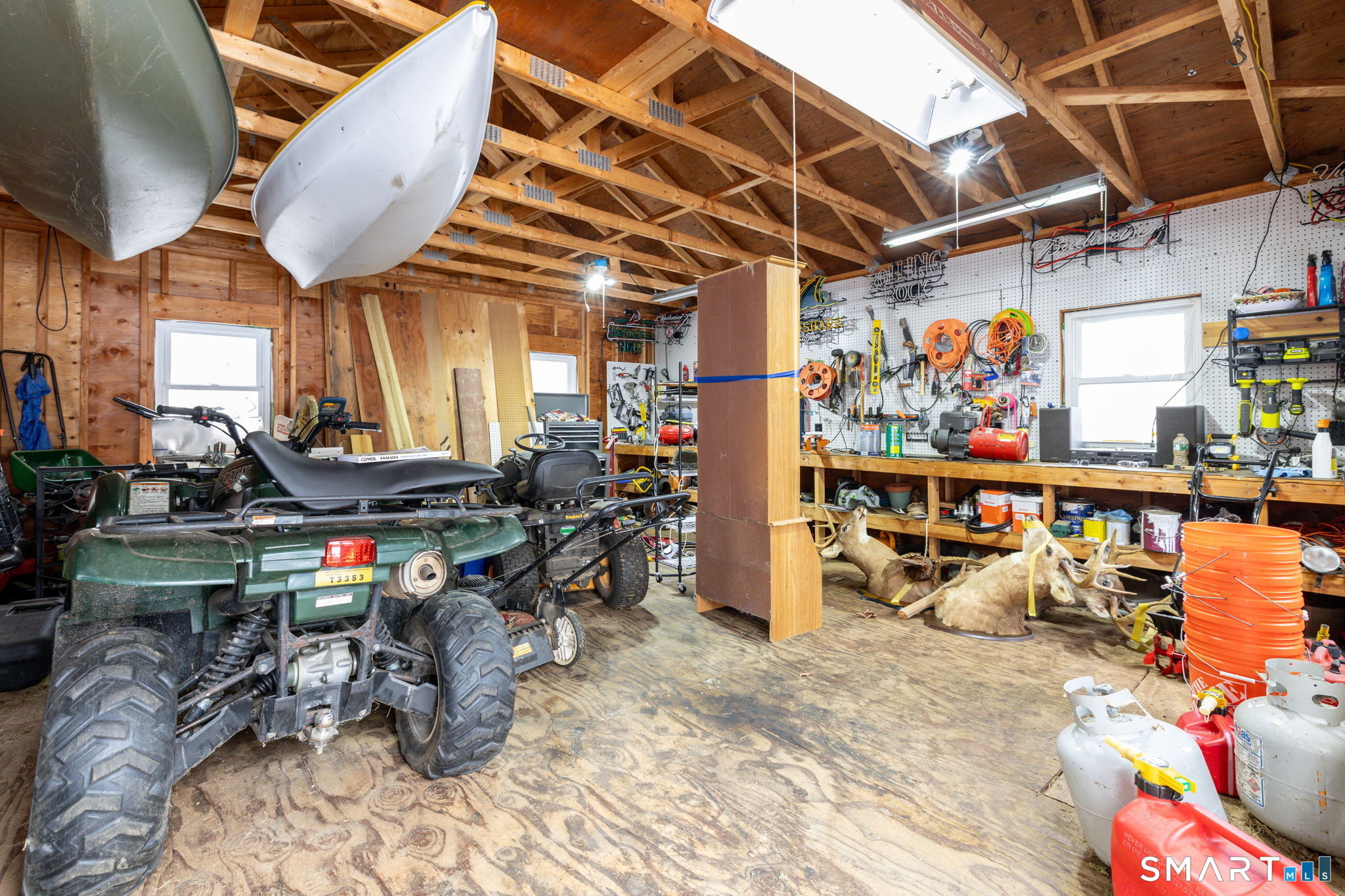 167 West West Hill Road Barkhamsted, CT 06063 - Photo 25 of 40 2nd level of the detached garage