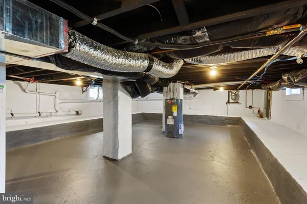 a view of water heater room