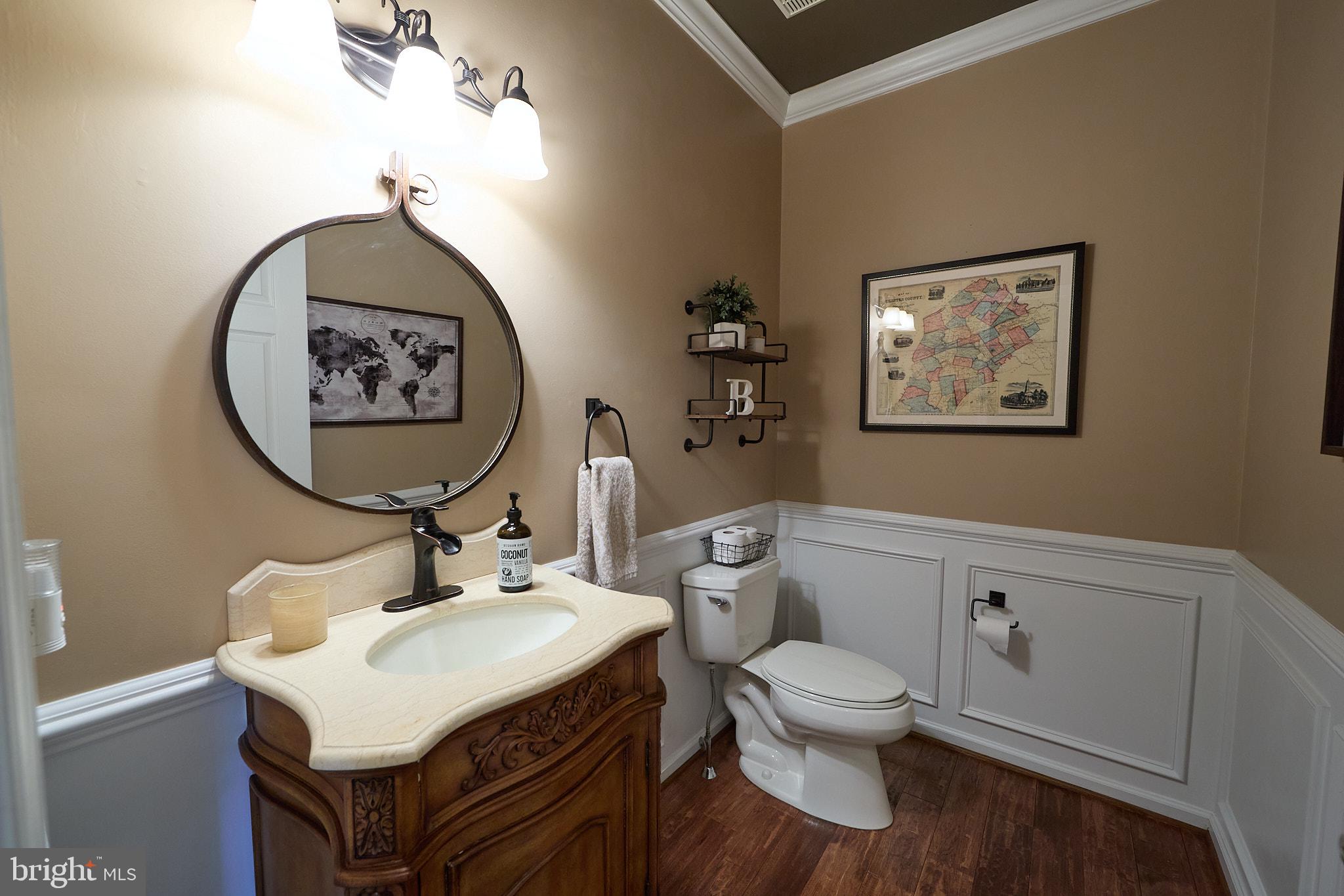 661 St Matthews Road Chester Springs, PA 19425 - Photo 13 of 64 Elegant half-bath with classic charm.