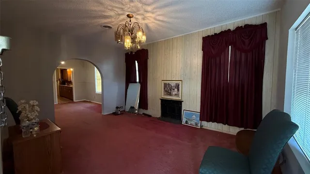 a view of a livingroom with a furniture