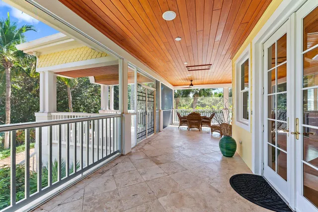 a house view with a garden space