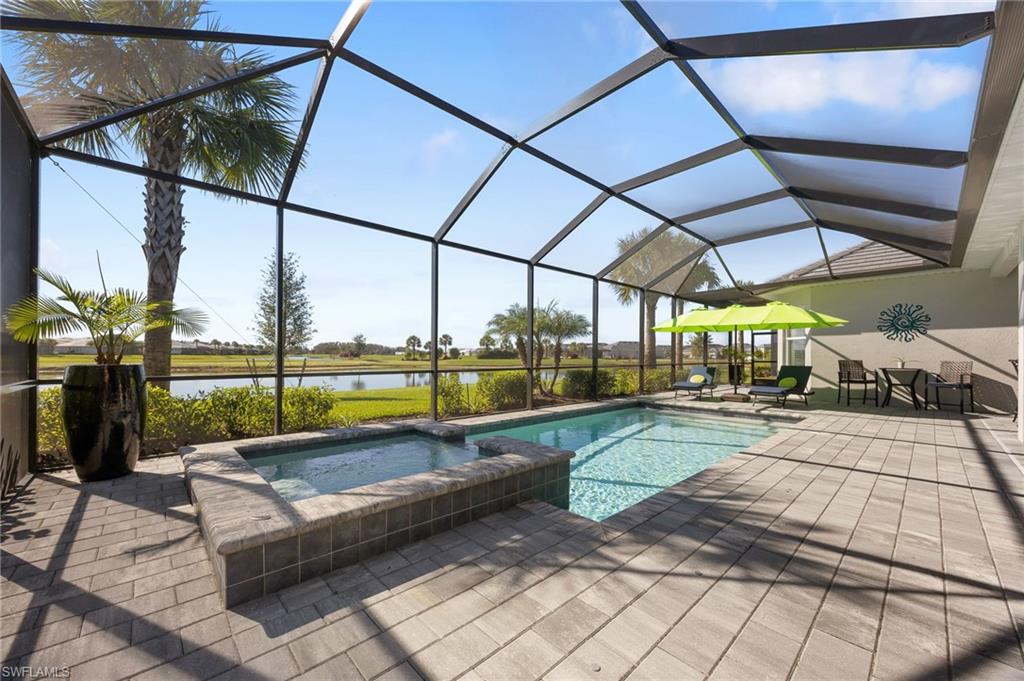 5415 Ternberry Road Ave Maria, FL 34142 - Photo 37 of 45 a view of swimming pool with outdoor seating
