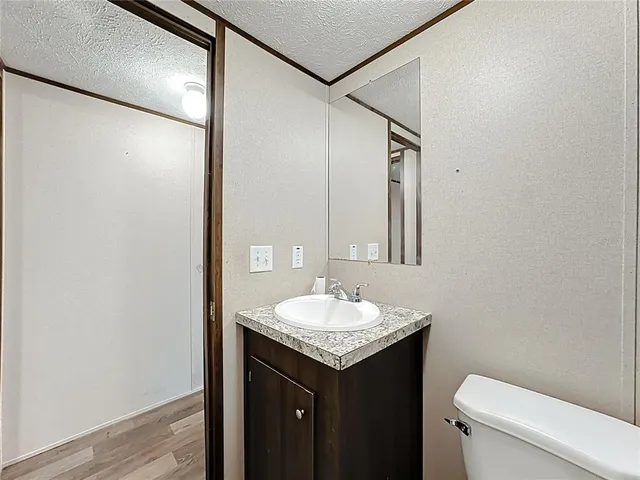 a view of hallway with stairs