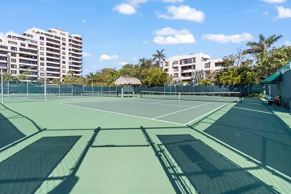 a view of a tennis court