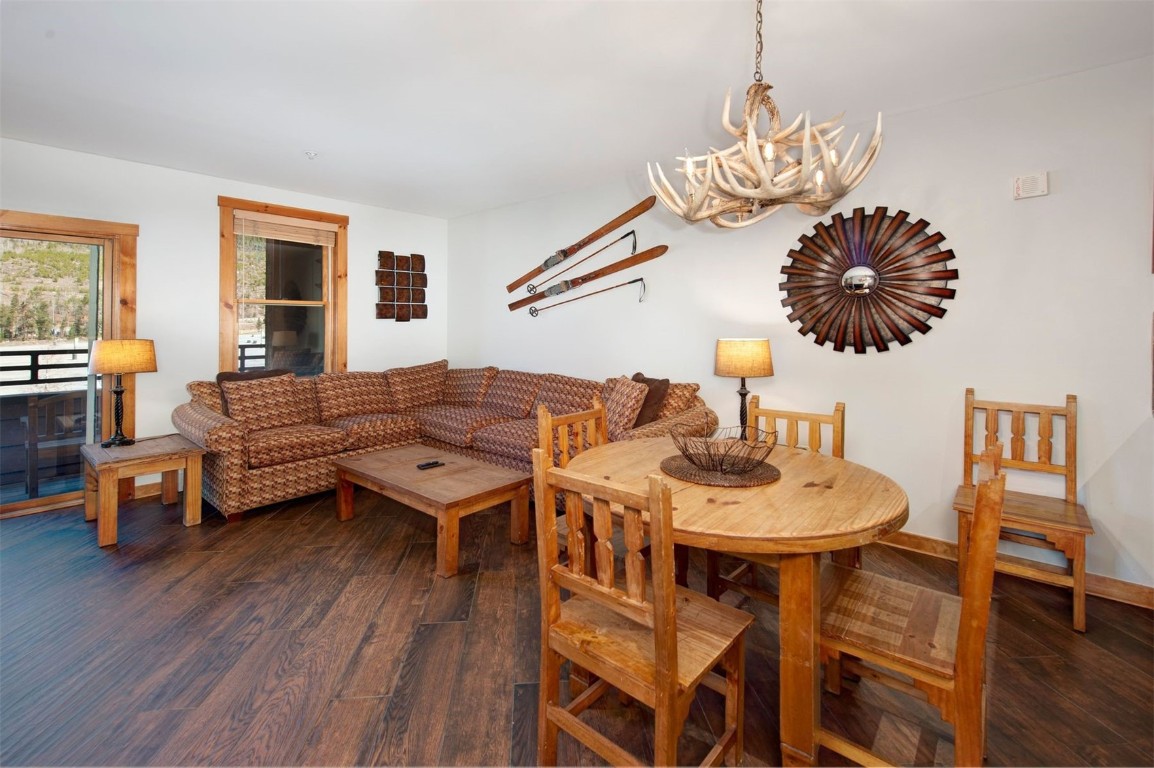 100 Dercum Square, Unit 8362 Keystone, CO 80435 - Photo 3 of 35 a living room with furniture and wooden floor