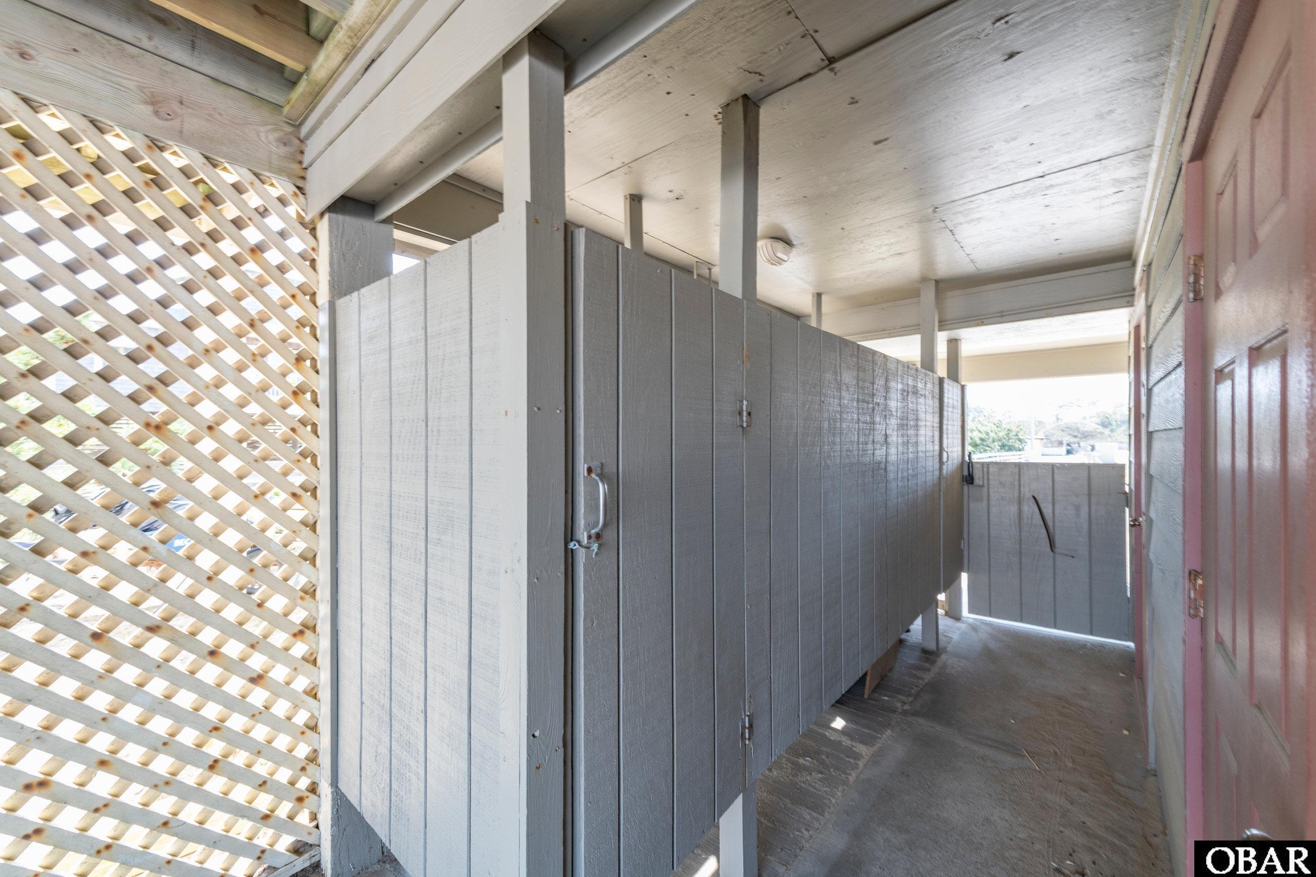8137 South Old Oregon Inlet Road Nags Head, NC 27959 - Photo 59 of 62 2 Outdoor Showers in Pool Area