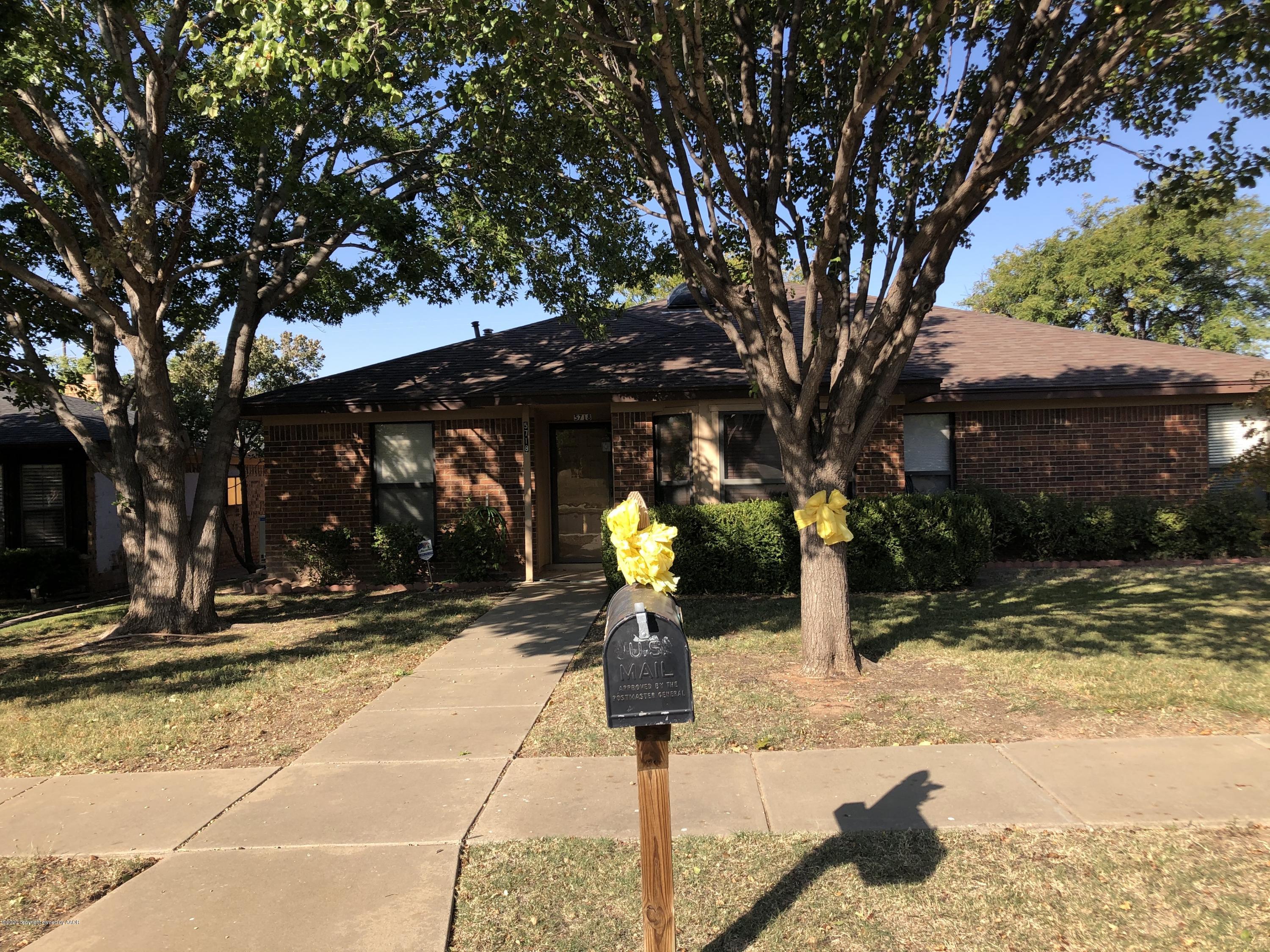 5718 South Fannin Street Amarillo, TX 79110 - Photo 30 of 31 a view of a pathway with a yard
