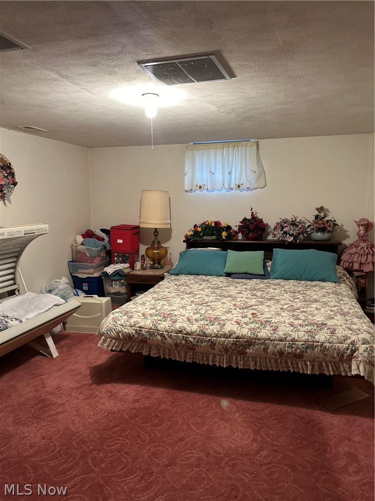 73323 Old Twenty One Road Kimbolton, OH 43749 - Photo 12 of 14 Bedroom with a textured ceiling and carpet floors