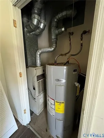 a view of storage and utility room