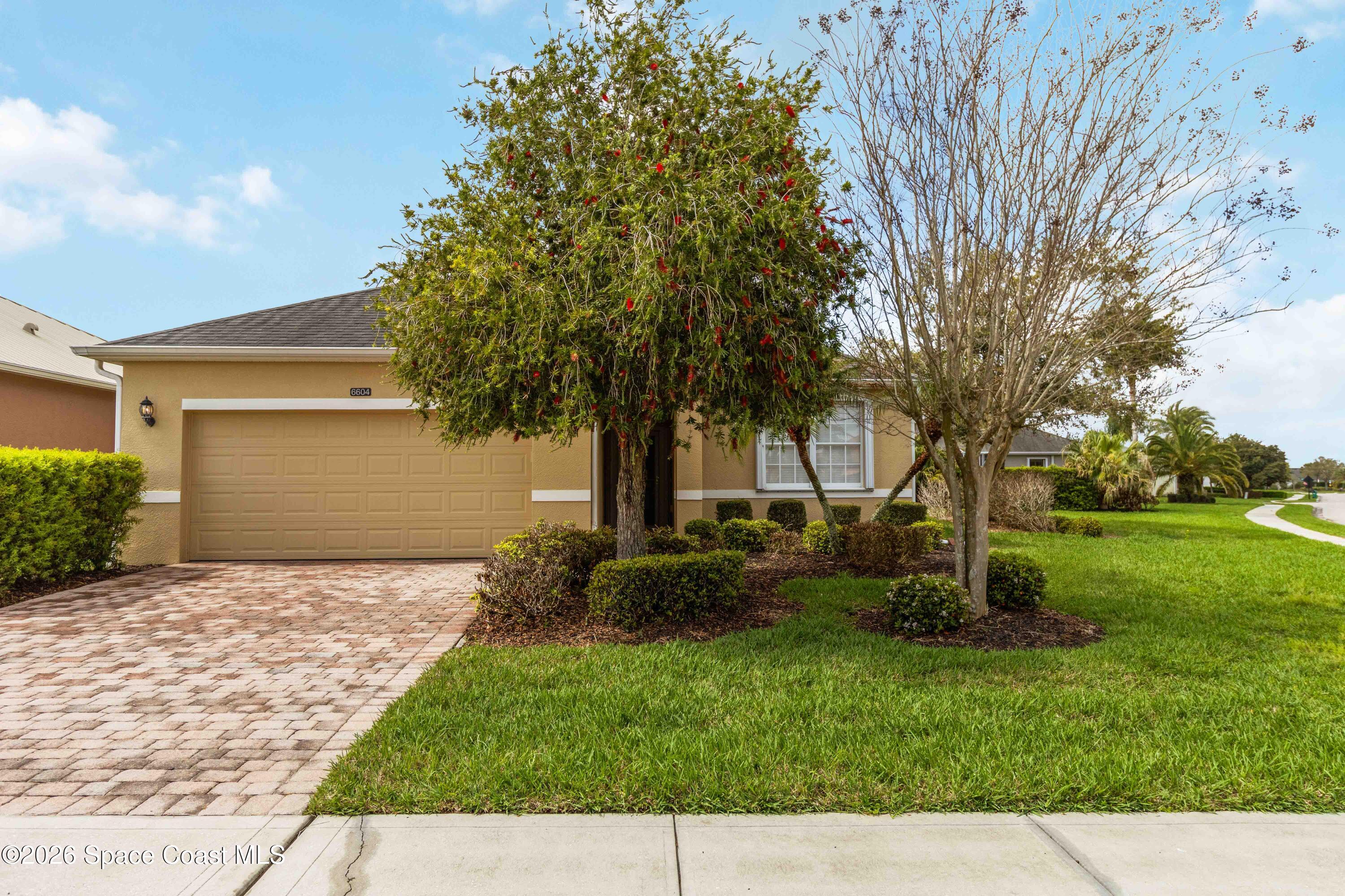 6604 Pico Street Melbourne, FL 32940 - Photo 1 of 36 a backyard of a house with plants and large tree