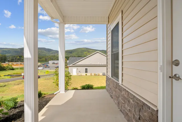 a view of an outdoor space and a yard
