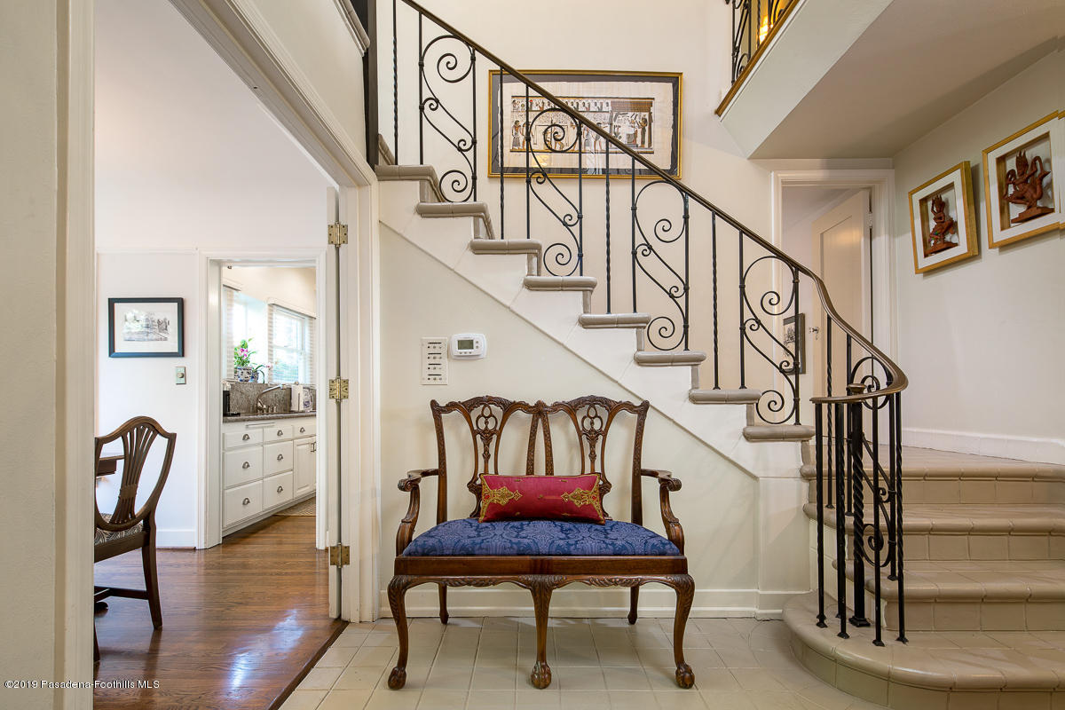 155 Club Road Pasadena, CA 91105 - Photo 17 of 50 a view of entryway dining room and hall with wooden floor