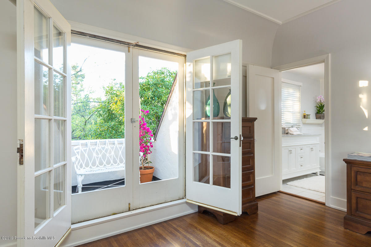 155 Club Road Pasadena, CA 91105 - Photo 33 of 50 a view of wooden floor and windows in a room