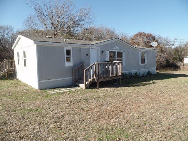a backyard of a house