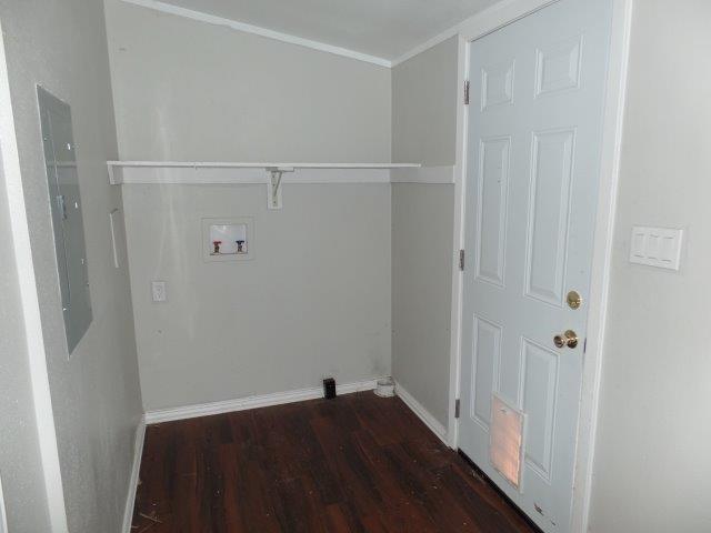 178 Valley Lake Lane Springtown, TX 76082 - Photo 18 of 25 a view of a hallway with wooden floor