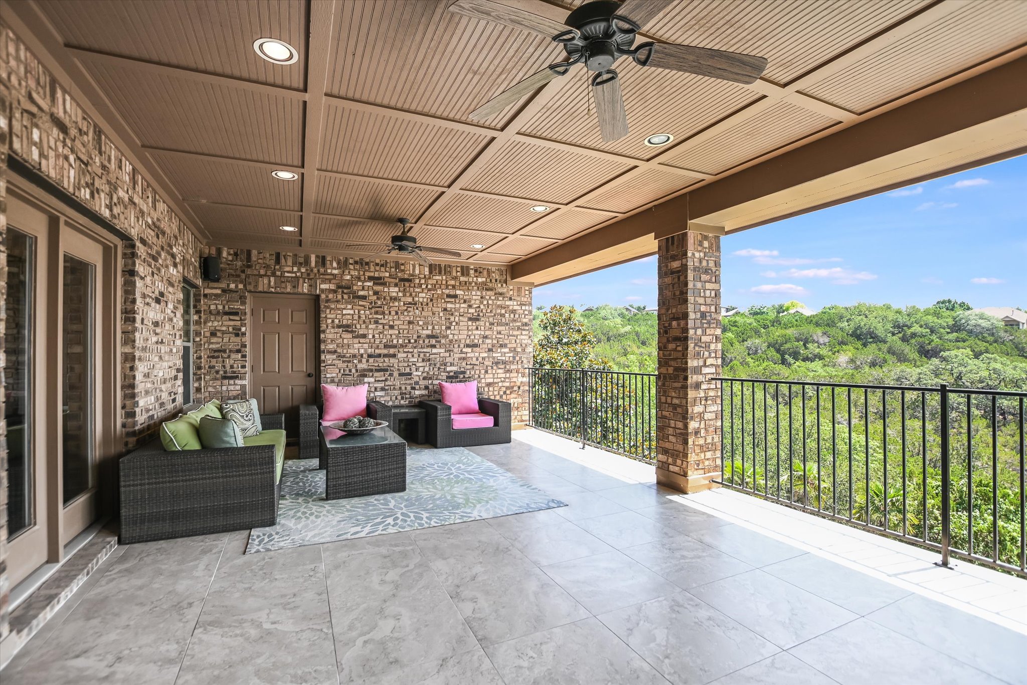 1016 SANTALUZ Path Austin, TX 78732 - Photo 22 of 40 Step out from the game room onto a private second level balcony that offers elevated views of the Austin Hill Country