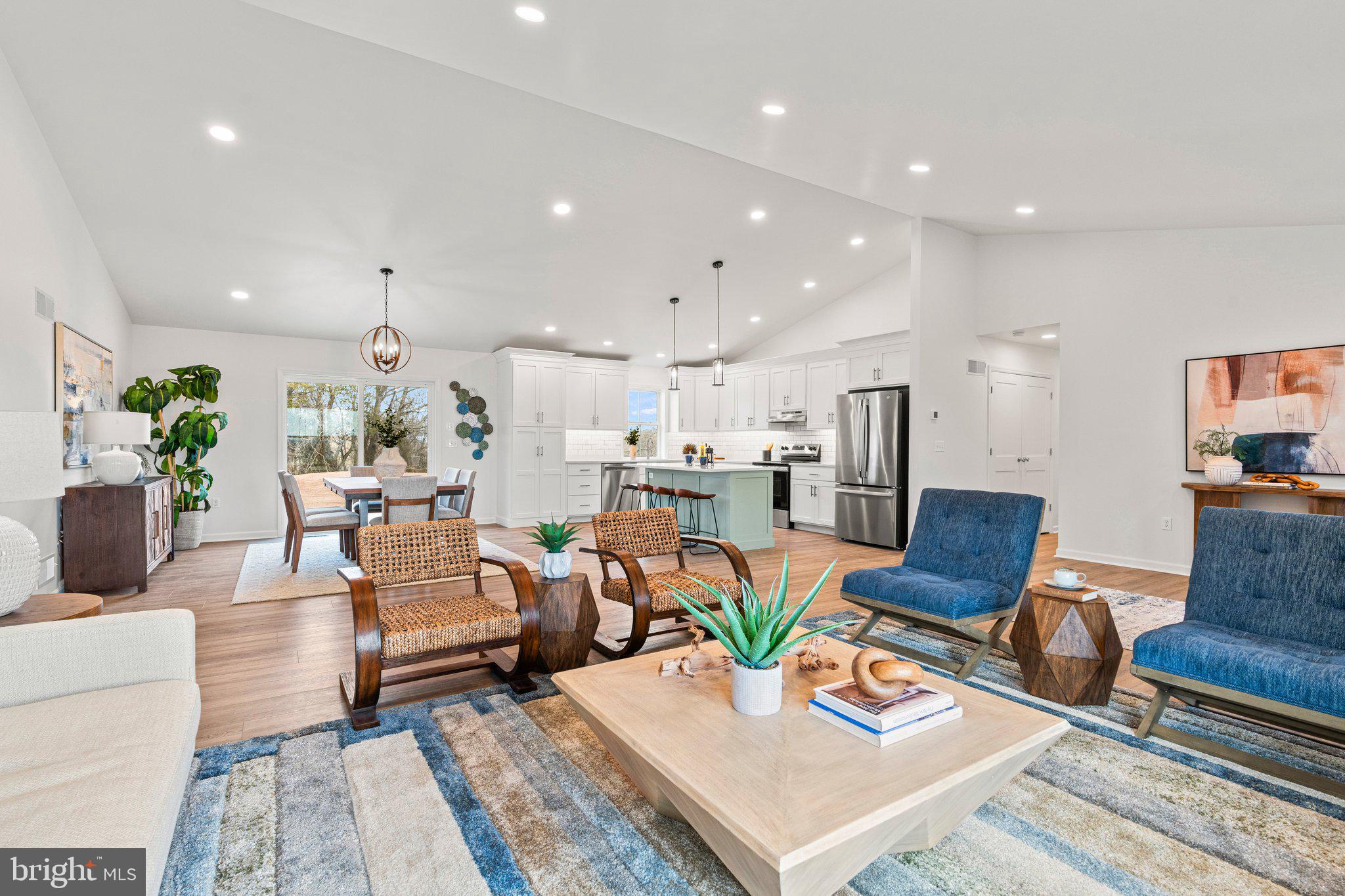239 Brookview Drive Newport, PA 17074 - Photo 11 of 42 a living room with furniture and a dining table with kitchen view