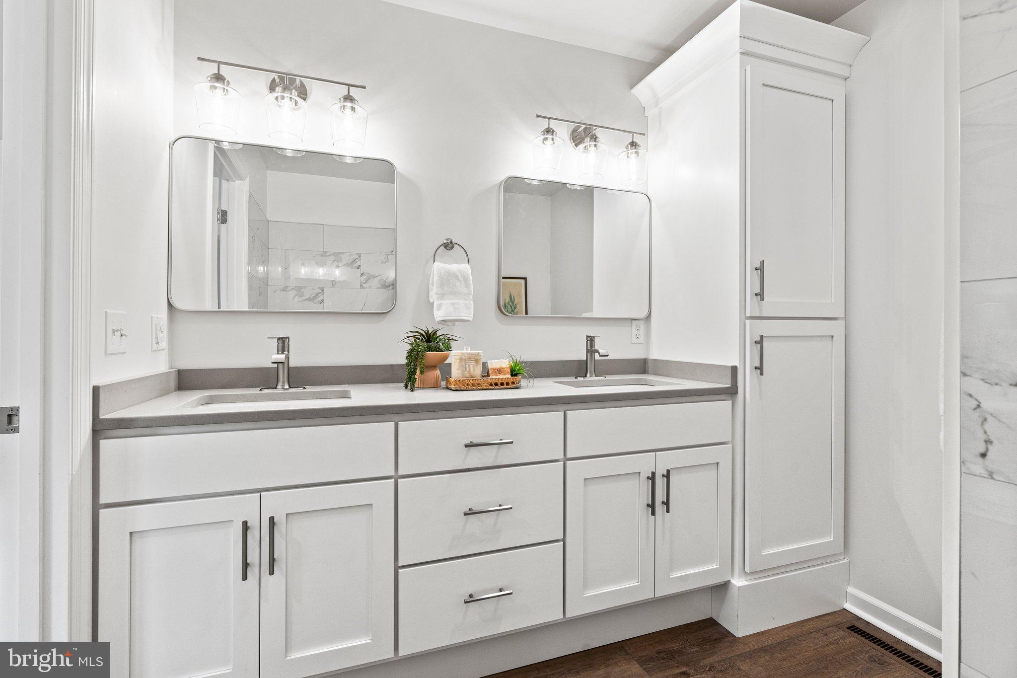 239 Brookview Drive Newport, PA 17074 - Photo 36 of 42 a bathroom with double vanity sinks and a mirror