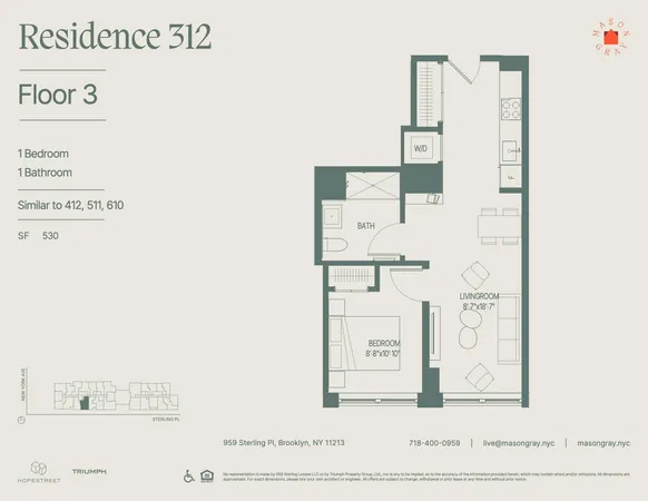 $3,795 | 955 Sterling Place, Unit 511 | Crown Heights