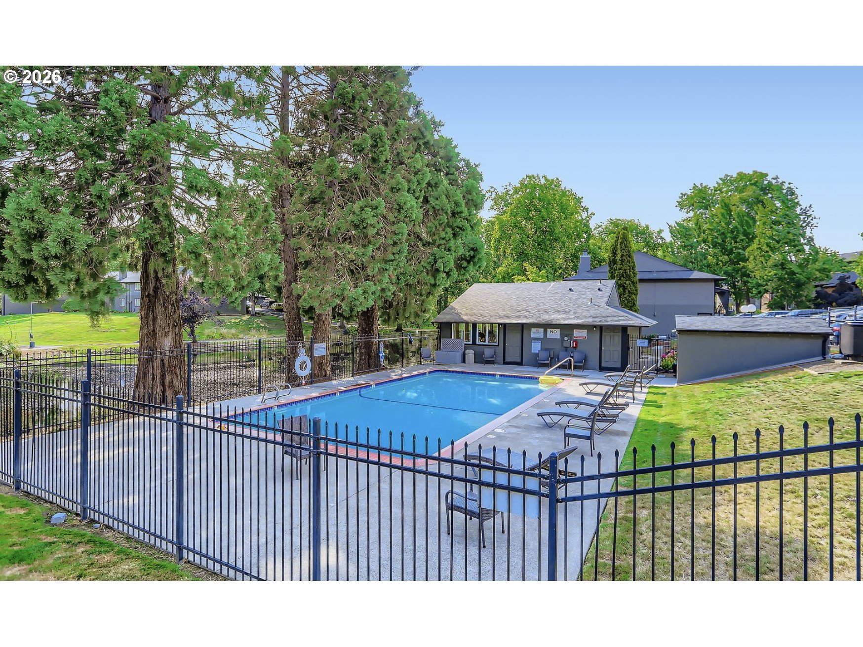 12628 Northwest Barnes Road, Unit 6 Portland, OR 97229 - Photo 11 of 13 a terrace view with a seating space